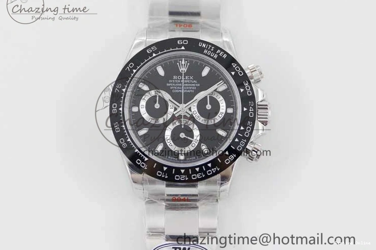 0420 Daytona 116500 SS TWF 1:1 Best Edition 904L Steel Black Dial on SS Bracelet A EasyCare 2407